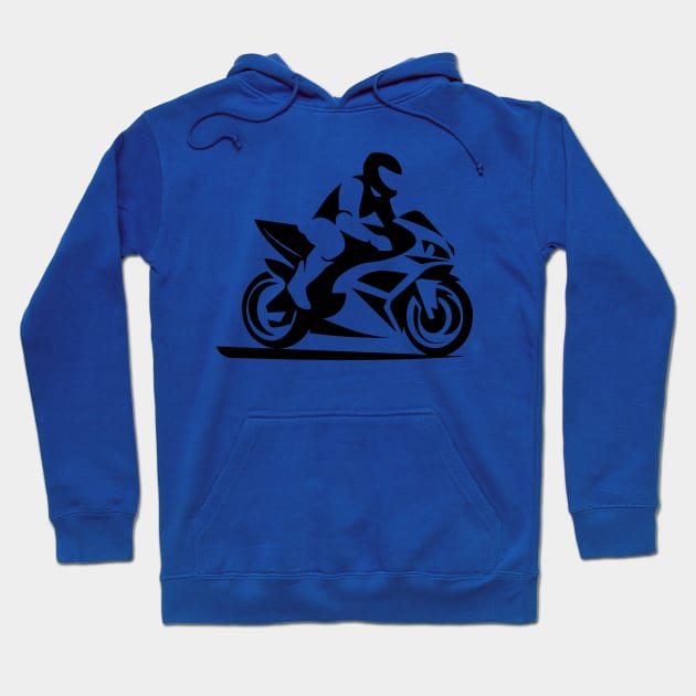 Biker Desing Gift Hoodie by SGcreative